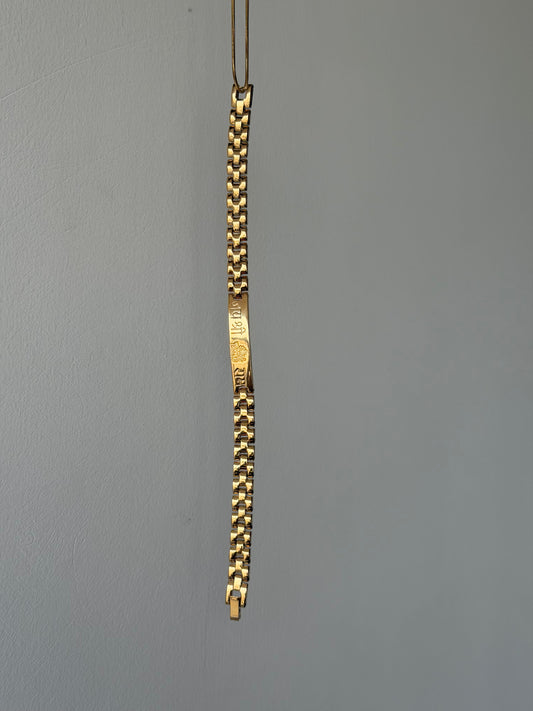 Ram gold bracelet