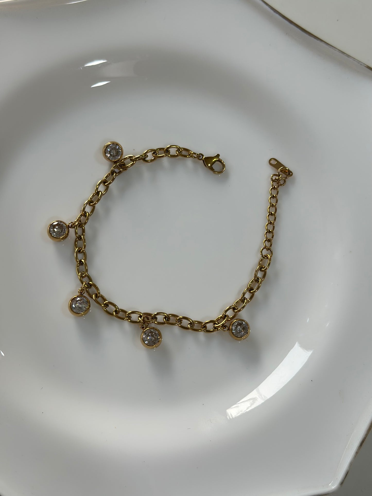 Azure studded bracelet
