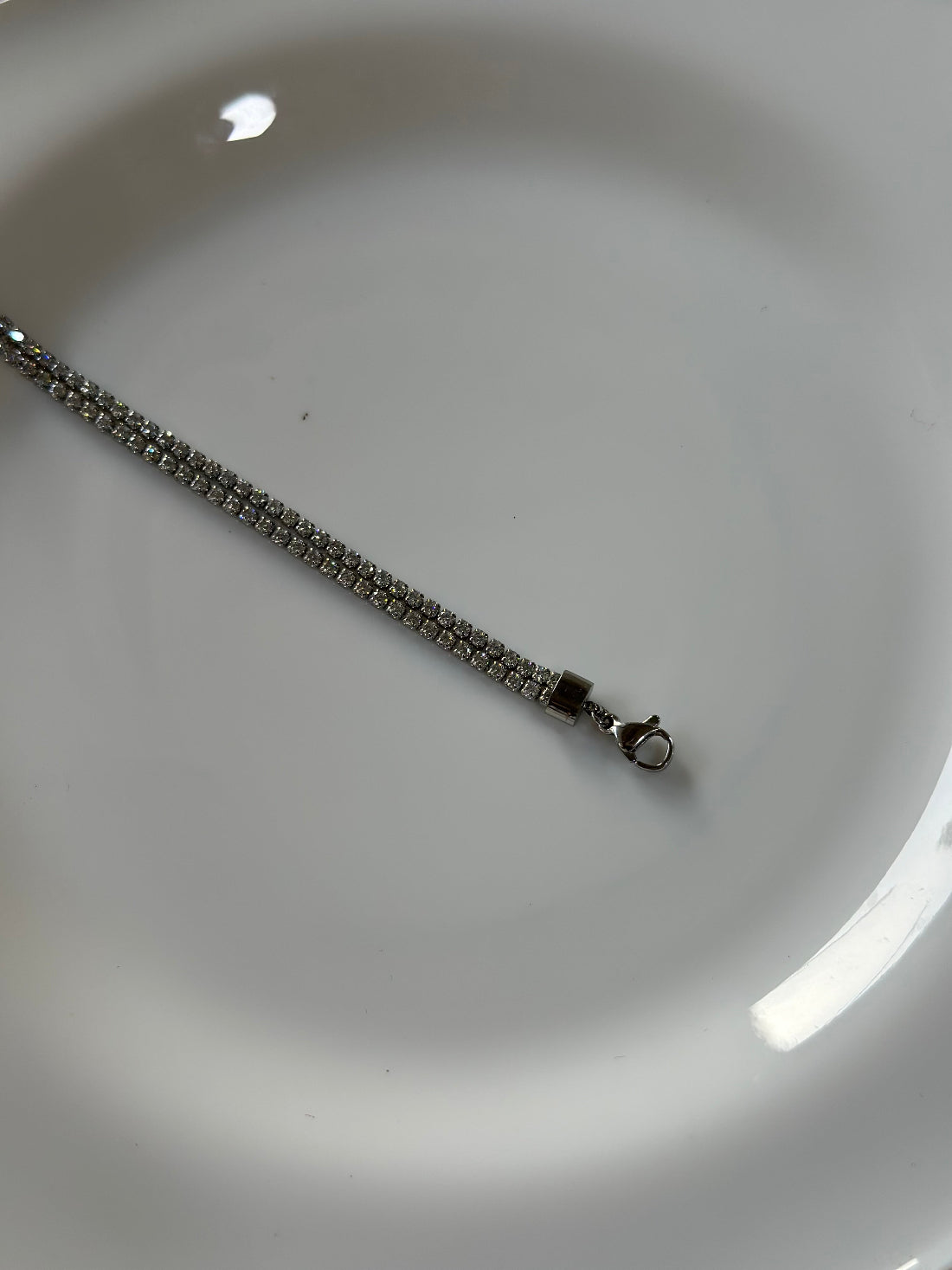 Luxe two layer tennis bracelet