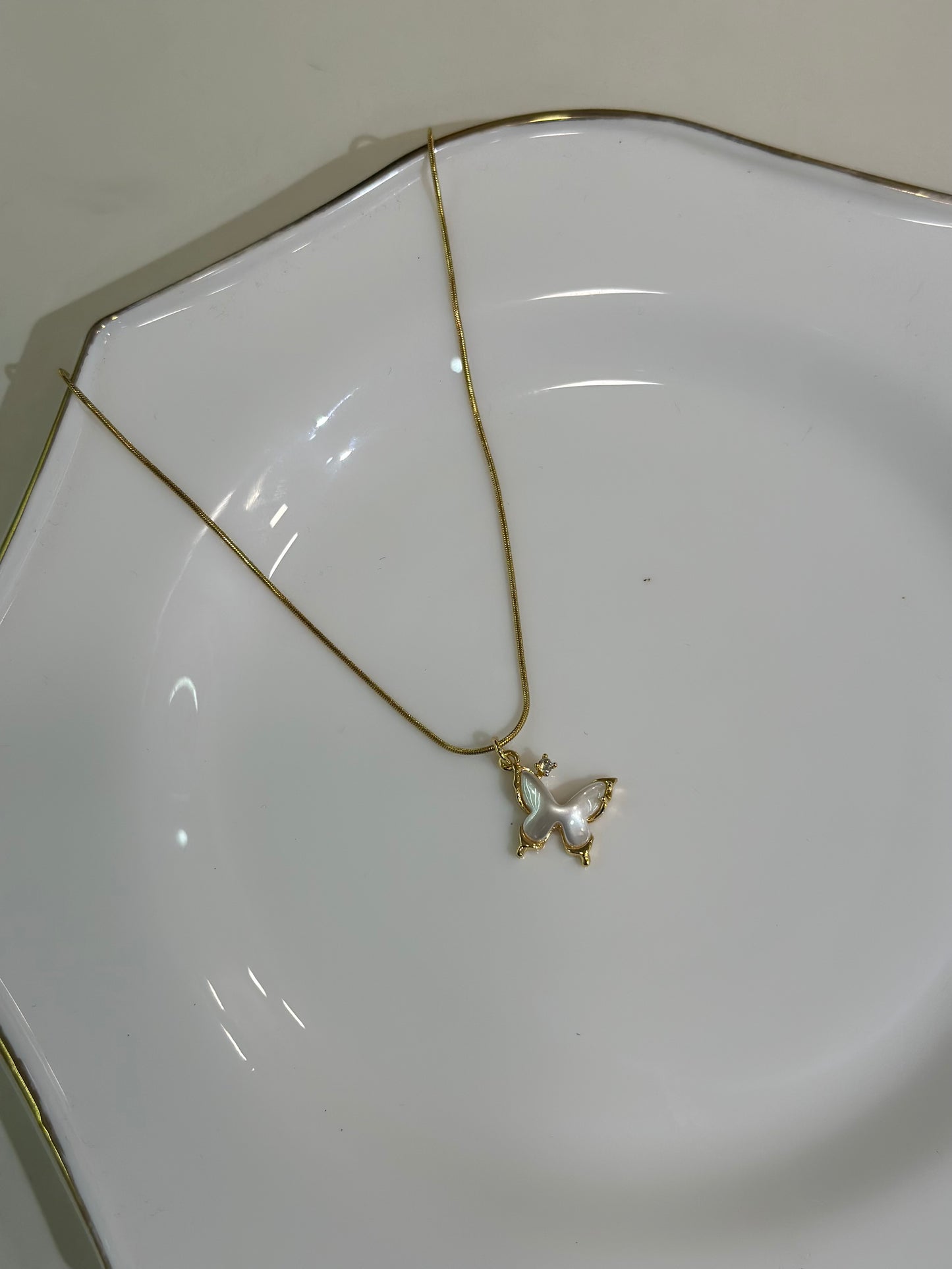 Imara butterfly necklace