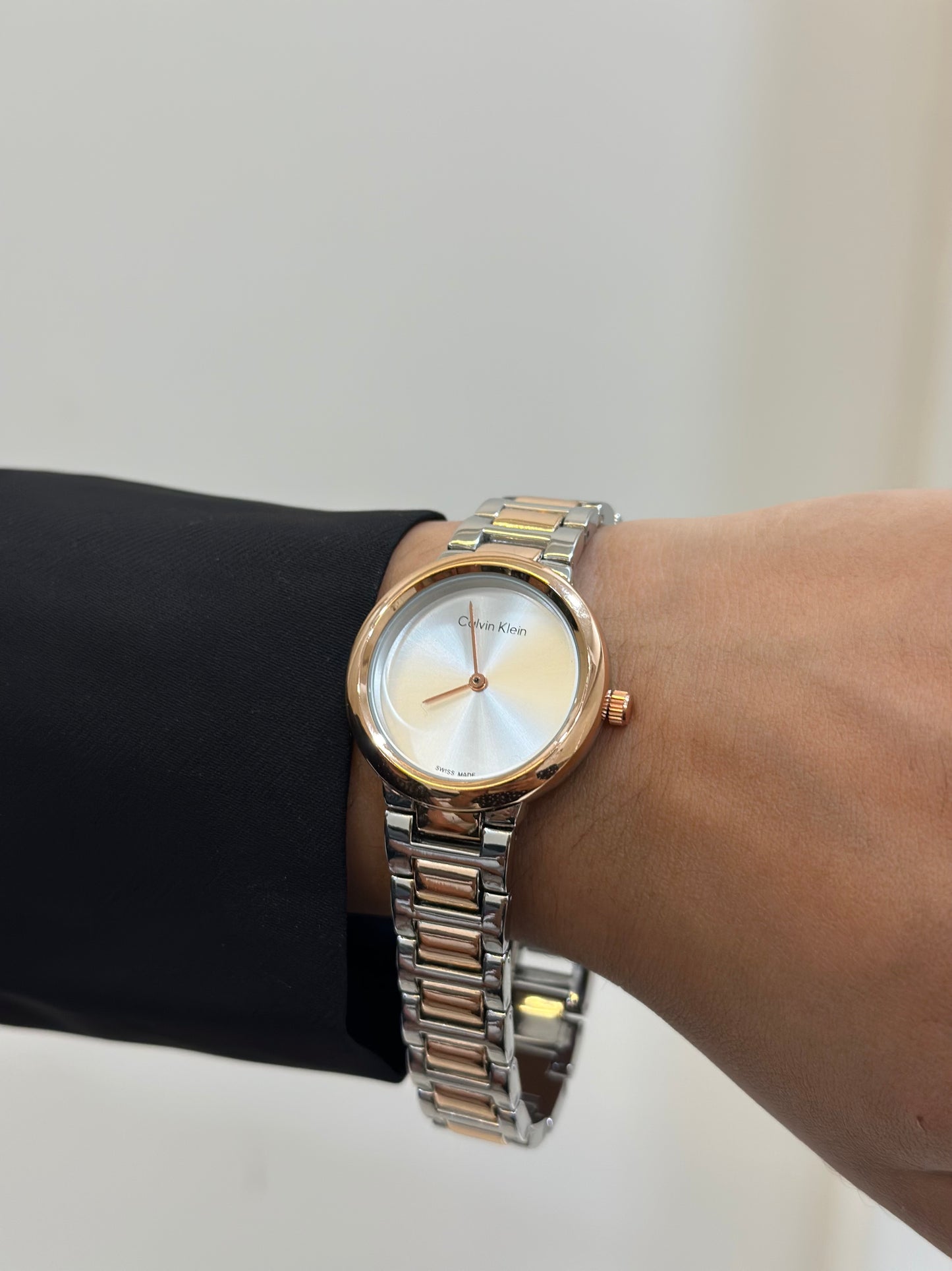 Classic dual tone watch