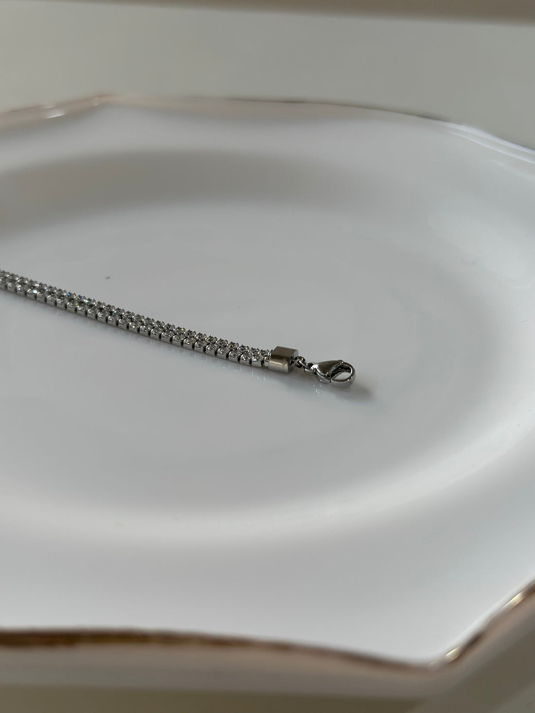 Luxe two layer tennis bracelet
