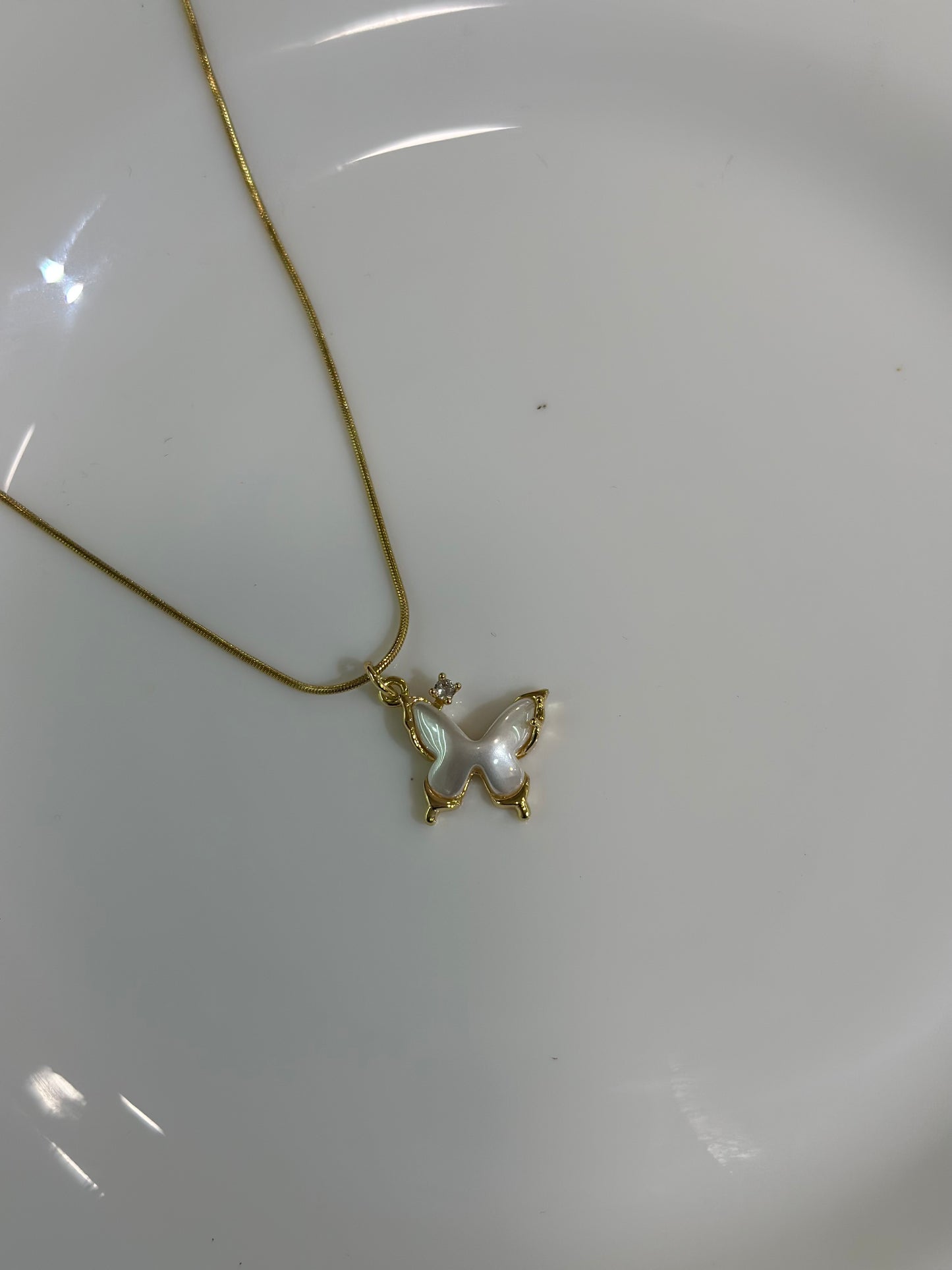 Imara butterfly necklace