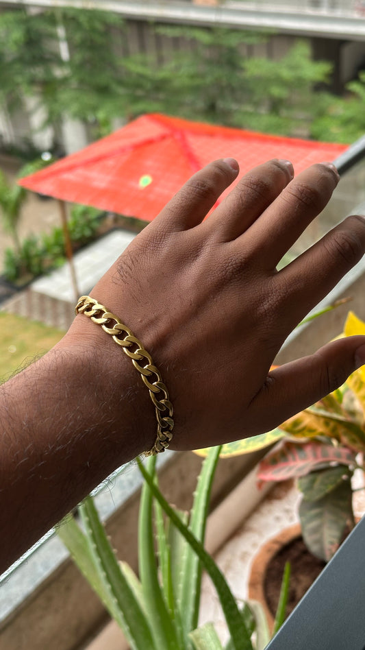 Cuban chain bracelet