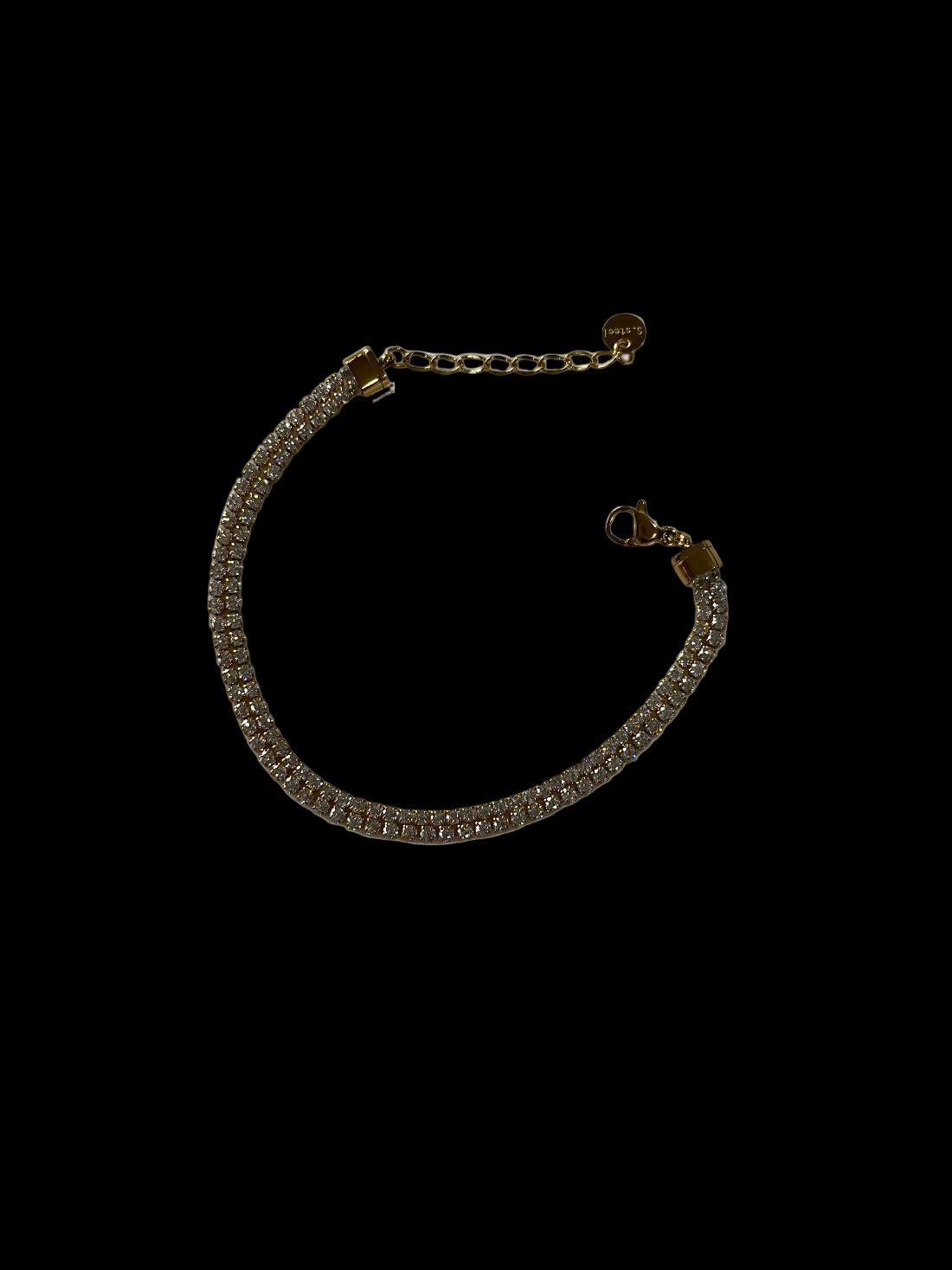 Luxe two layer tennis bracelet