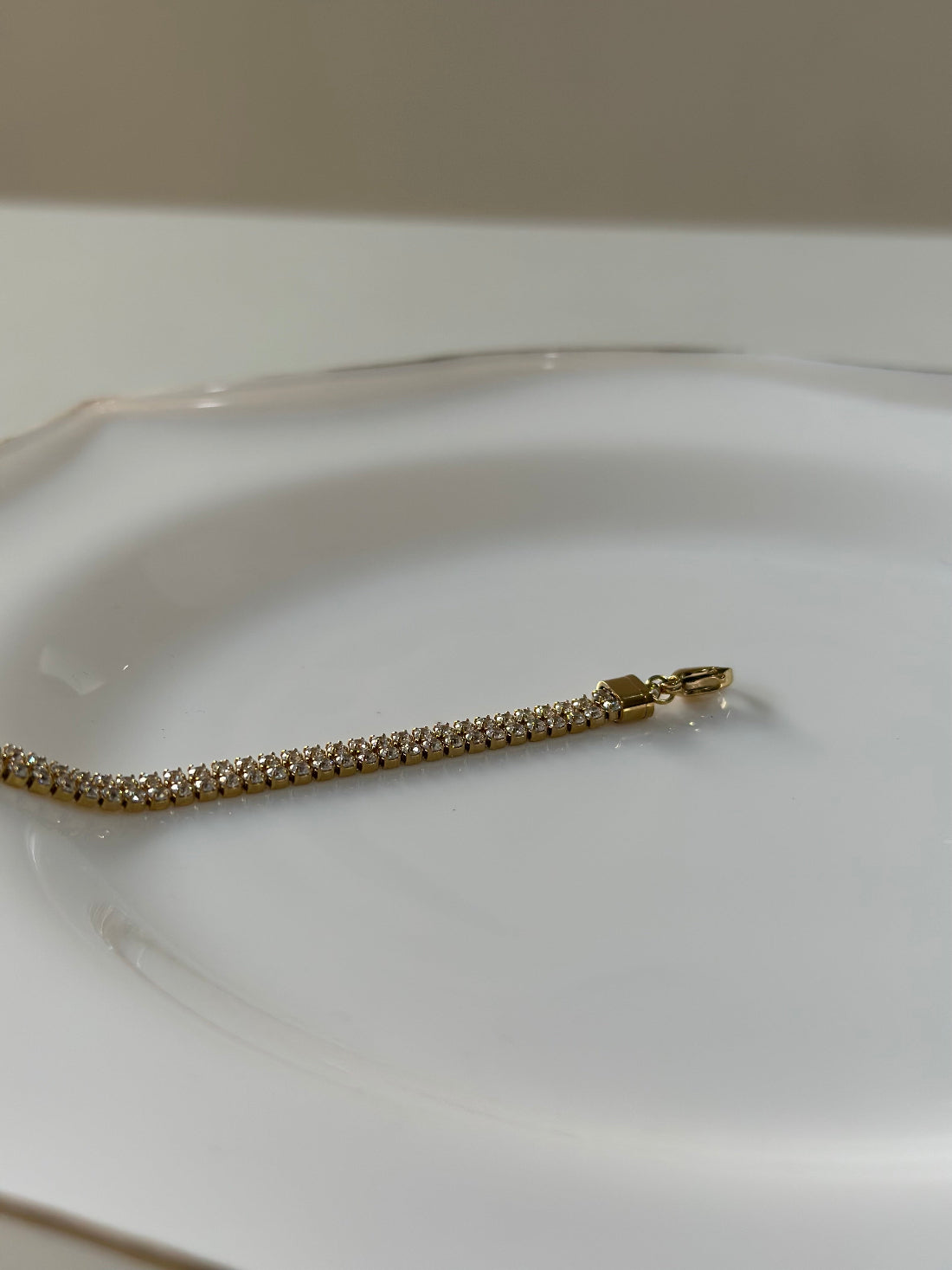 Luxe two layer tennis bracelet