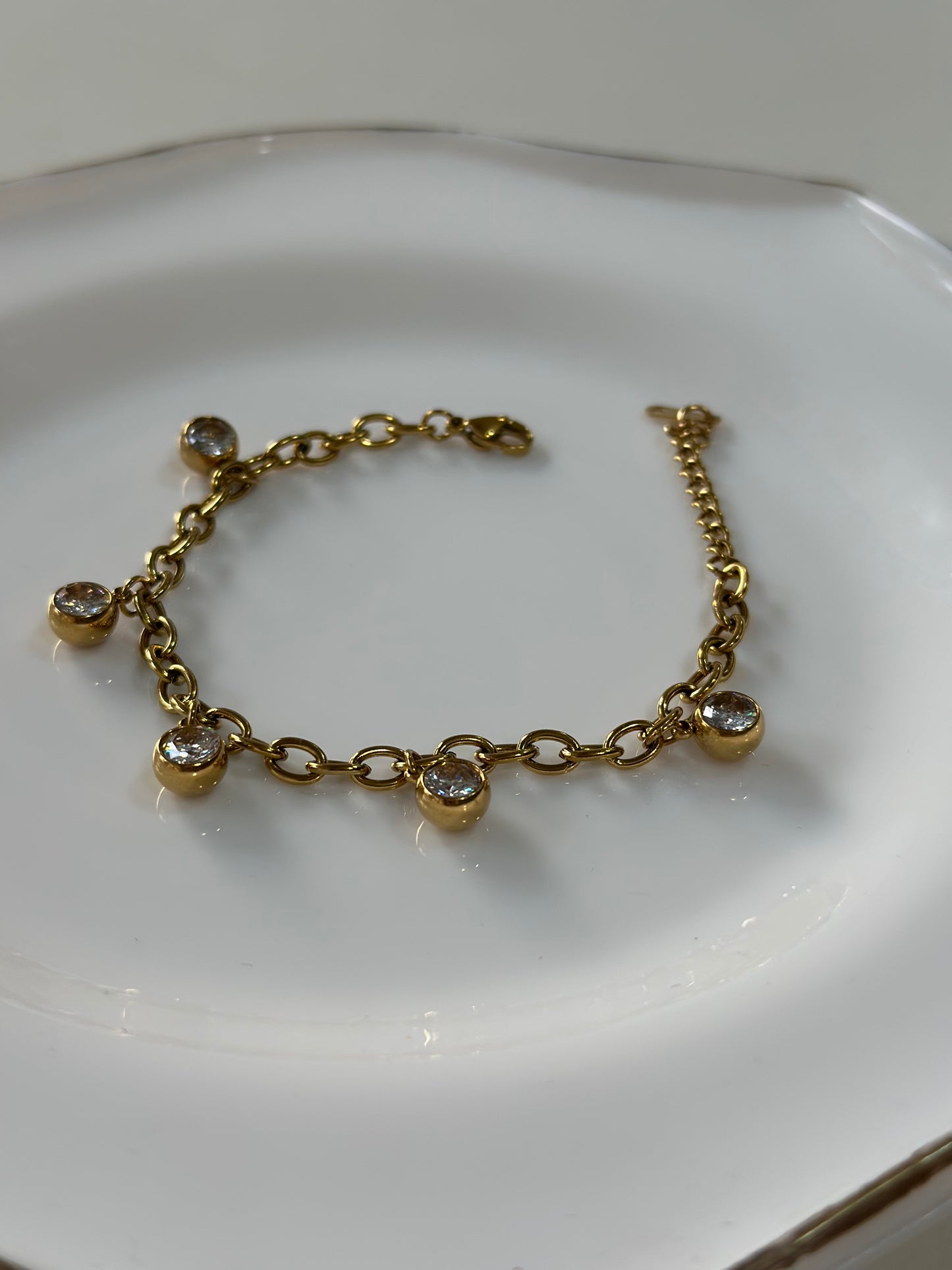 Azure studded bracelet