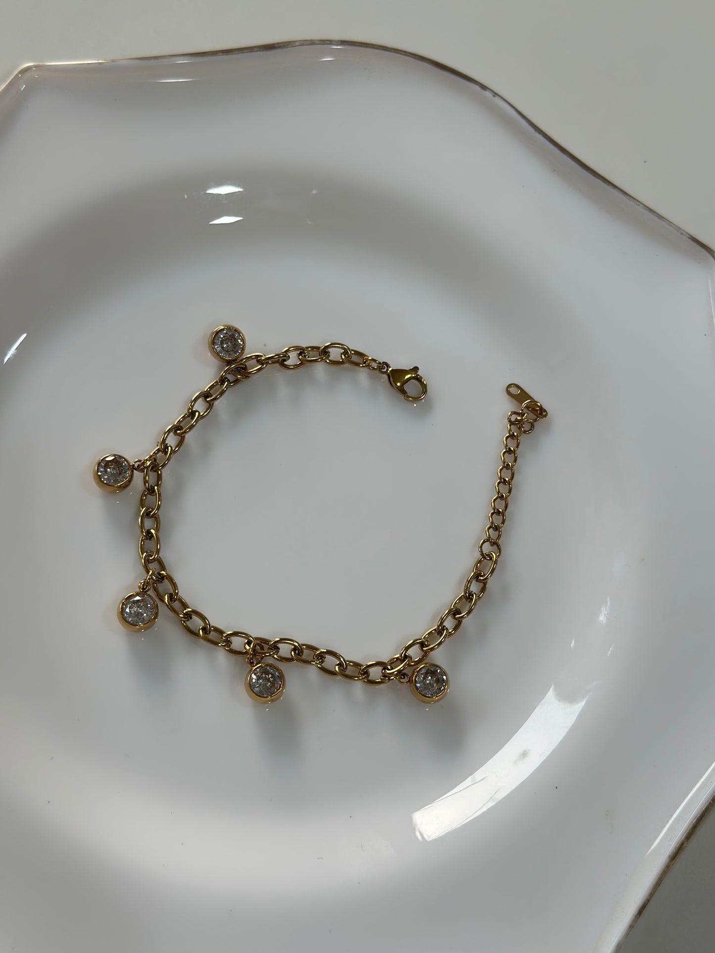 Azure studded bracelet