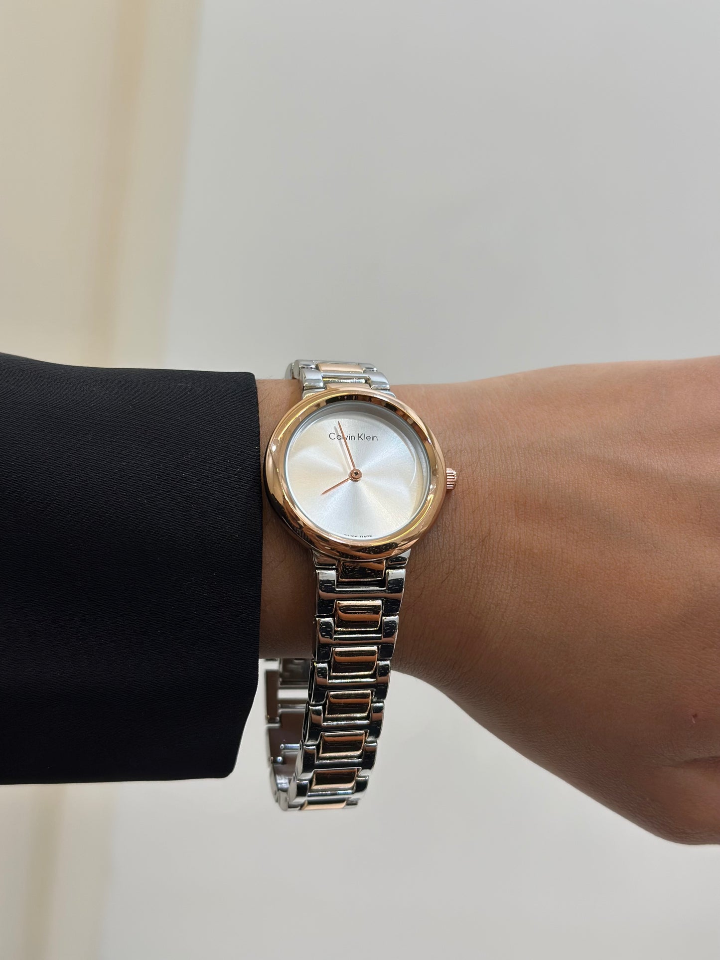Classic dual tone watch