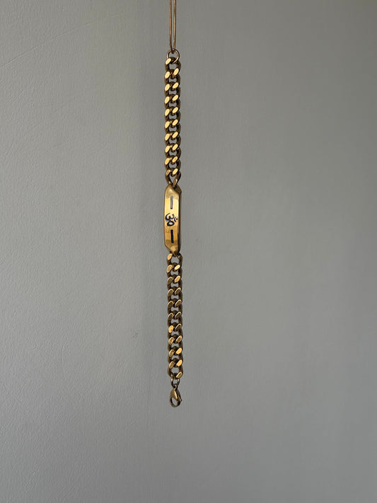 Om cuban bracelet
