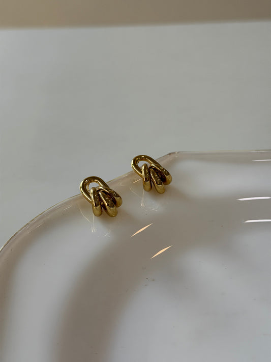 Trio statement earrings