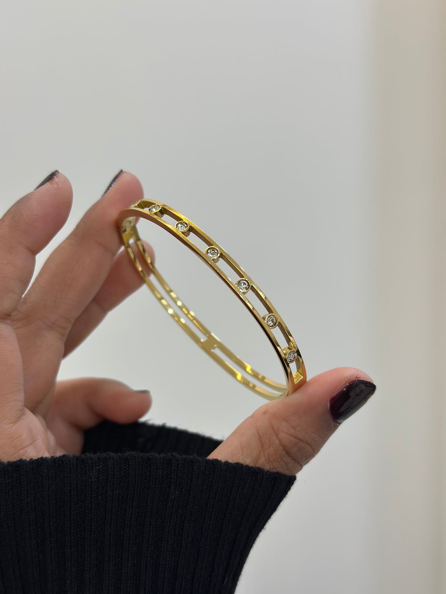 Niha studded band bracelet