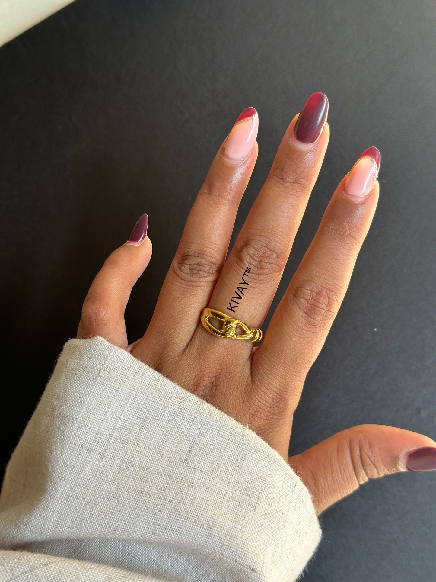 Twisted Knot Ring