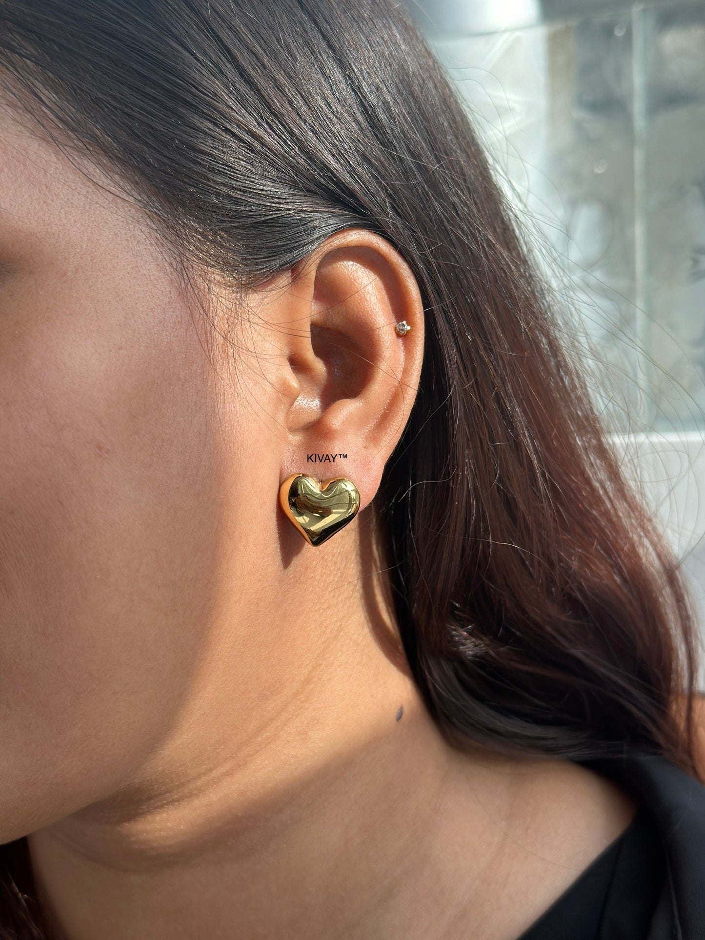 Heart Stud Earring