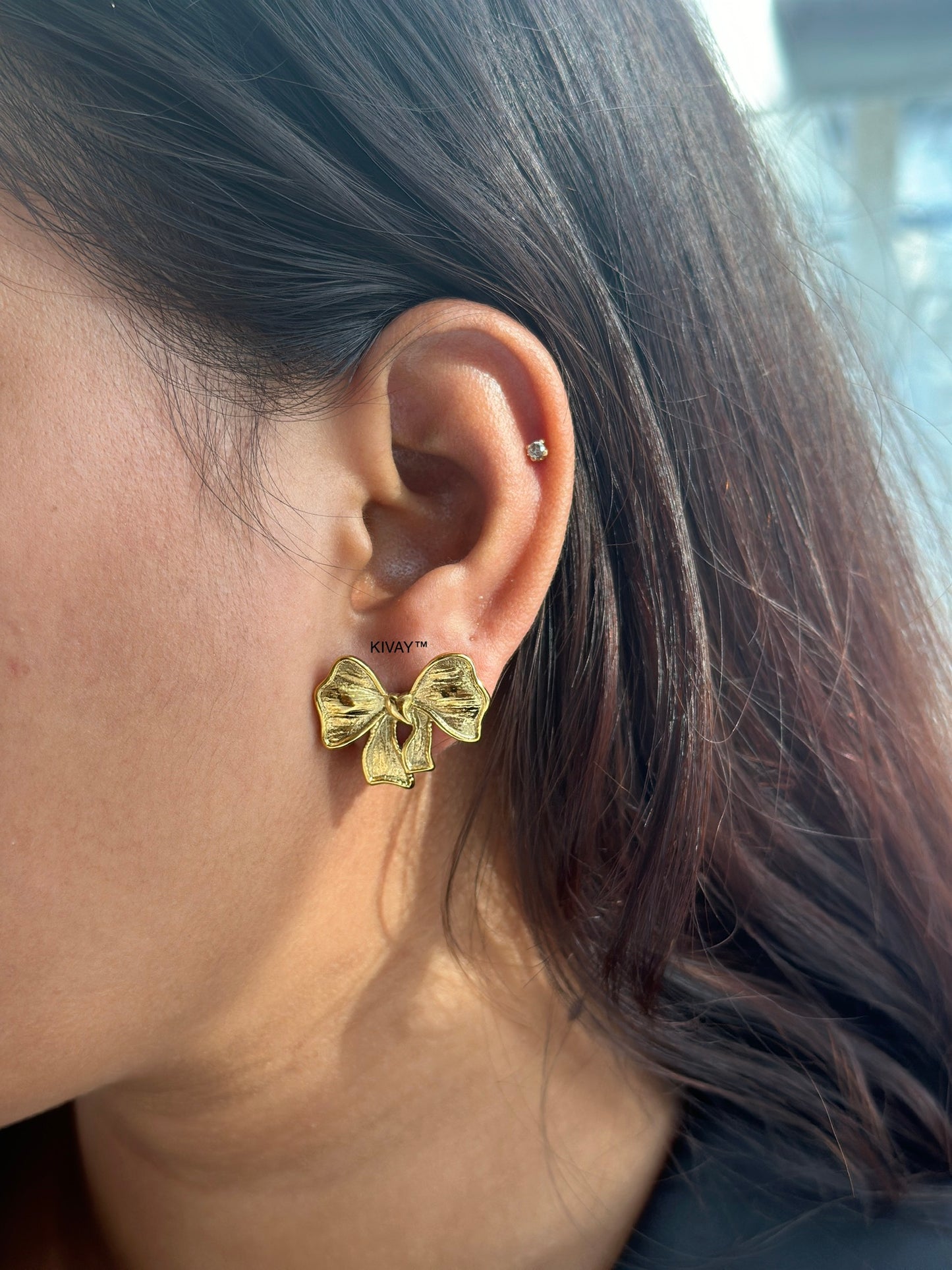 Aesthetic Bow Earring
