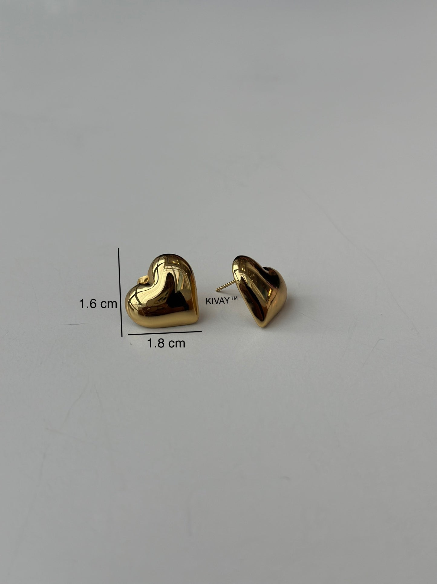 Heart Stud Earring