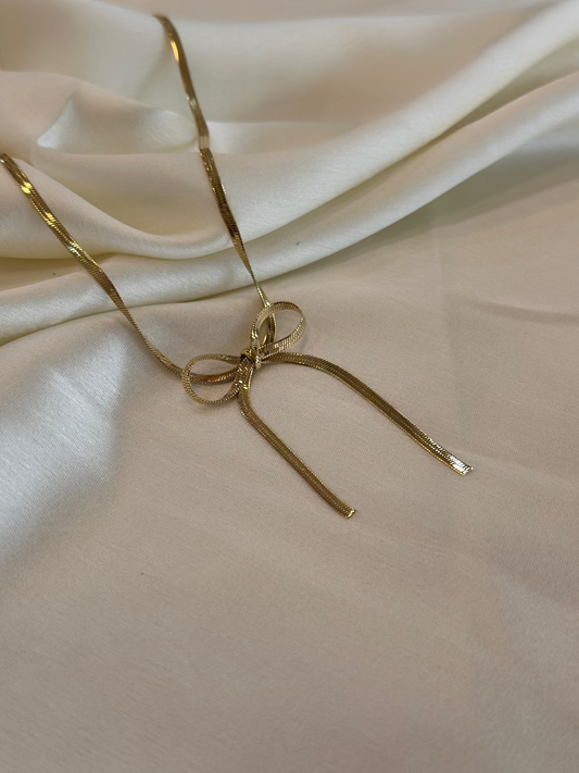 Luxe Bow Necklace
