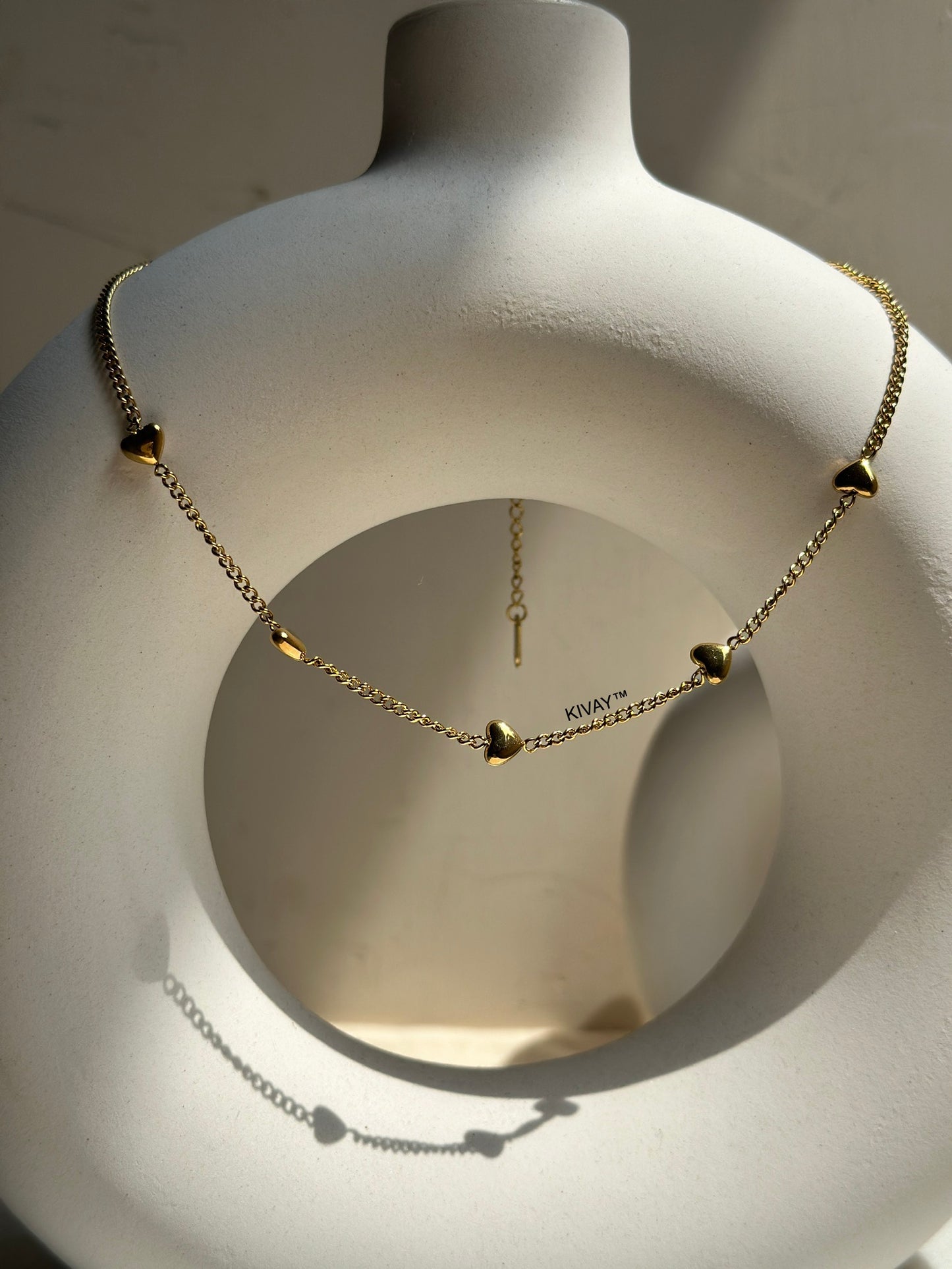 Alexa Heart Choker Necklace