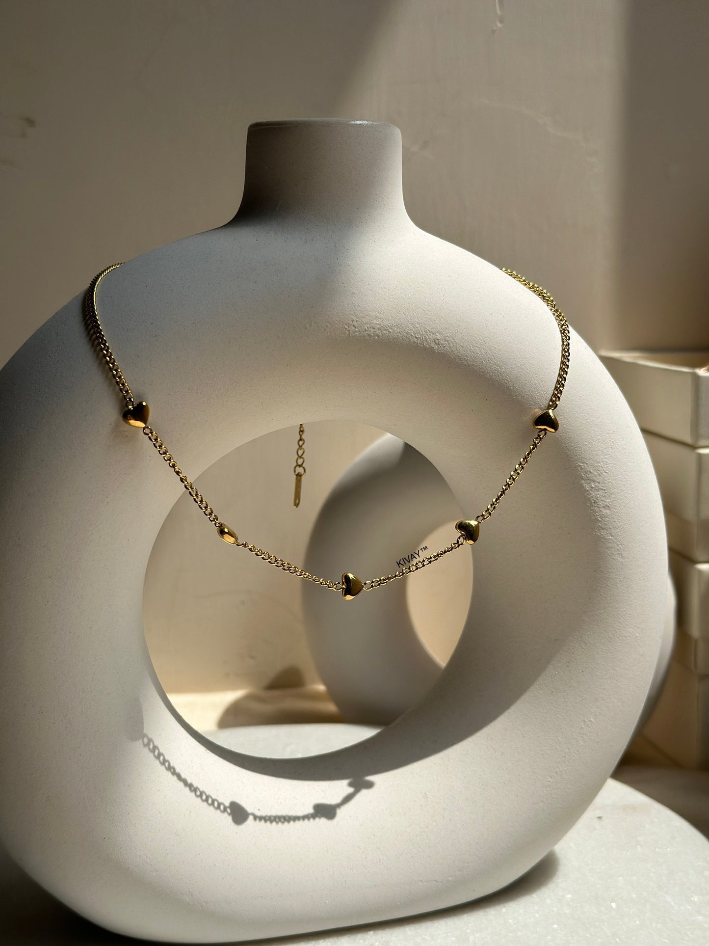 Alexa Heart Choker Necklace