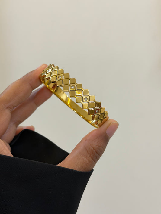 Azura stacked statement bracelet ( small size )