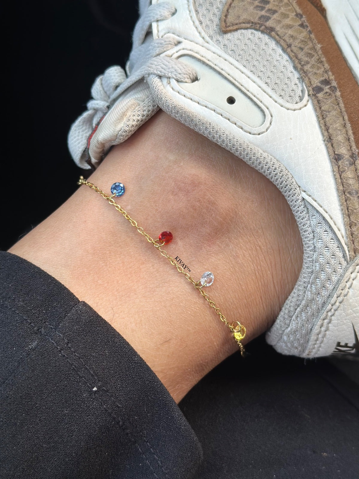 Noori Multi color Anklet