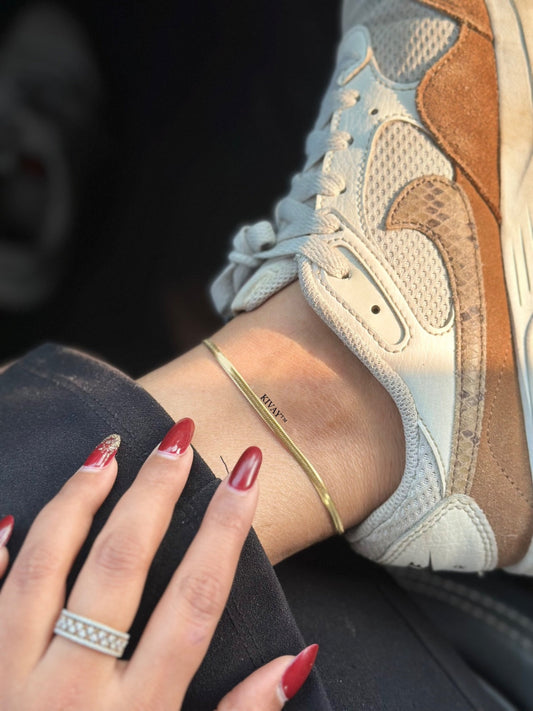 Snake Chain Gold Anklet