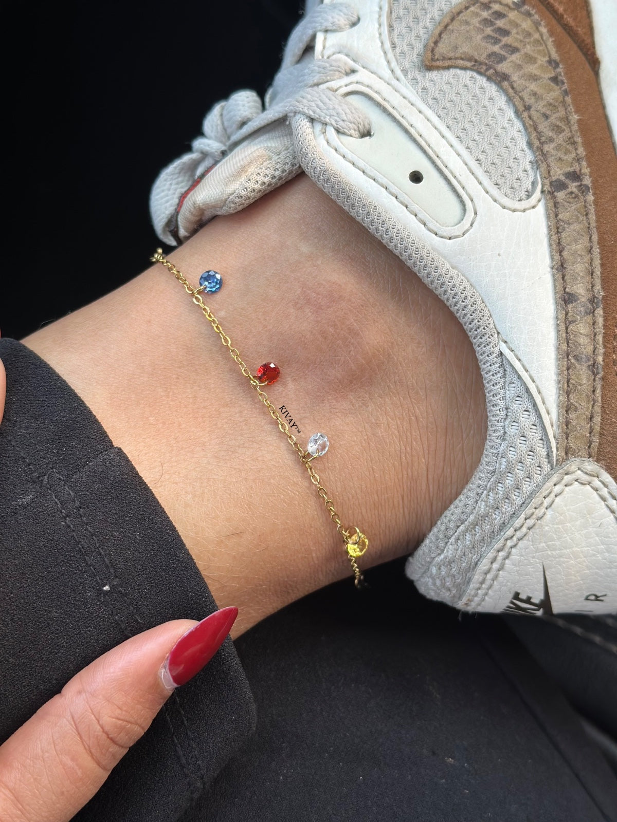Noori Multi color Anklet