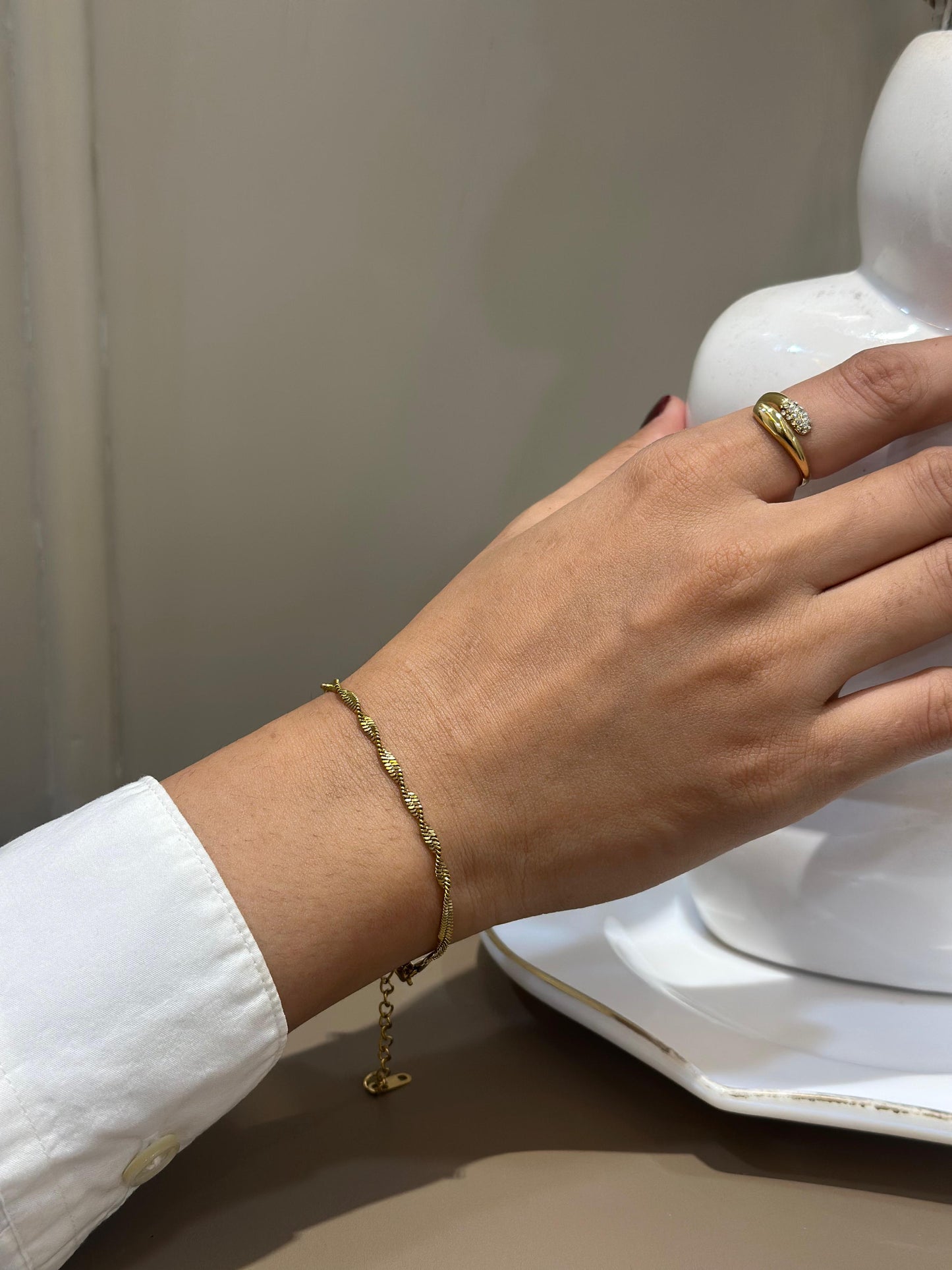 Rue Twisted Chain Bracelet