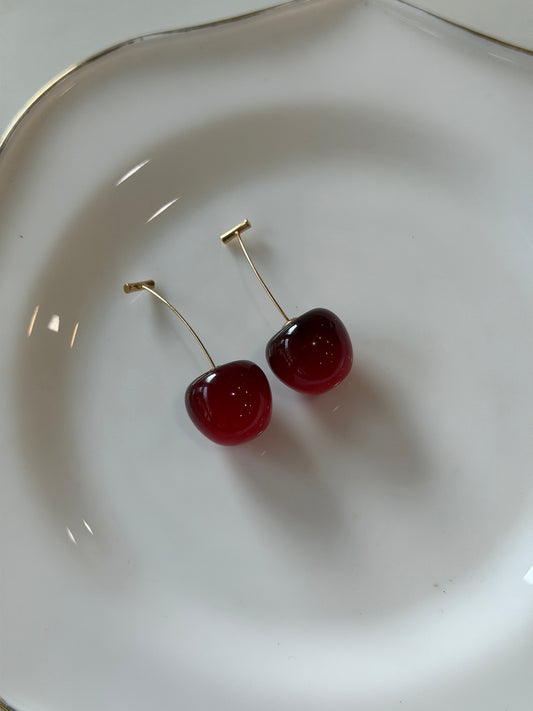 Cherry earrings