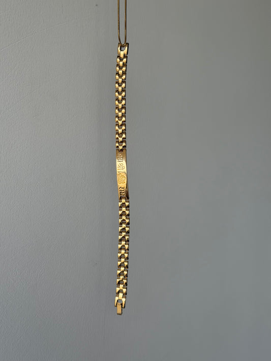 Ram gold bracelet