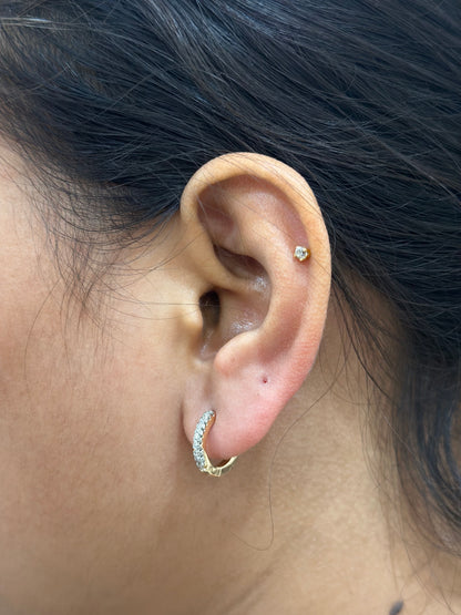 Aurea diamond look earrings