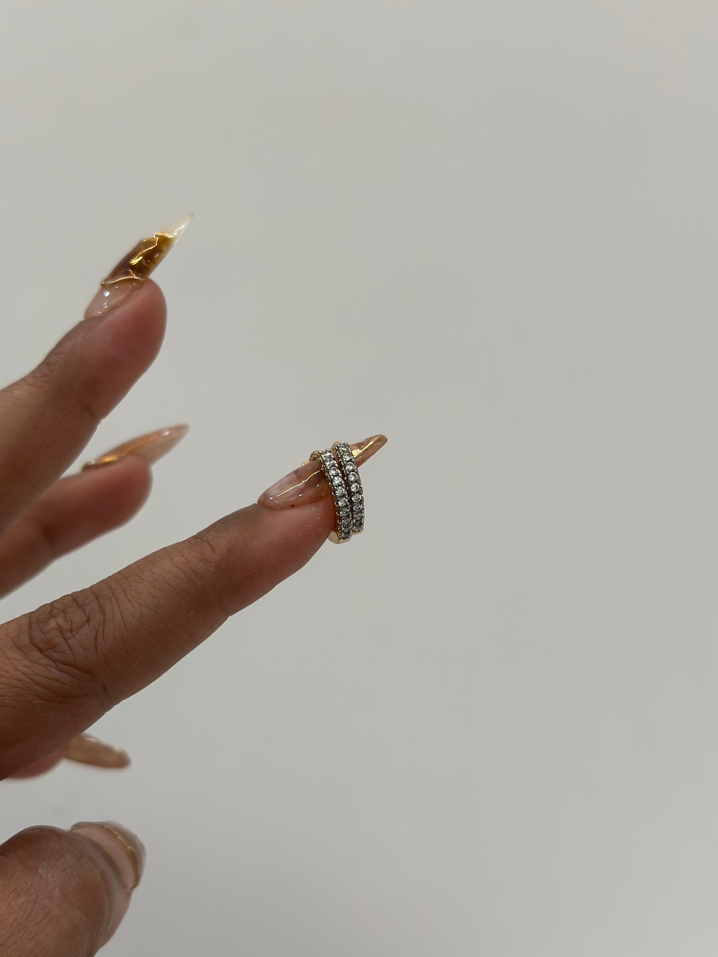 Aurea diamond look earrings