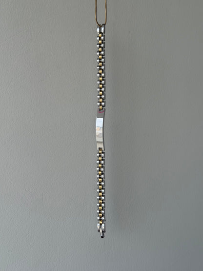 Dualtone chain bracelet