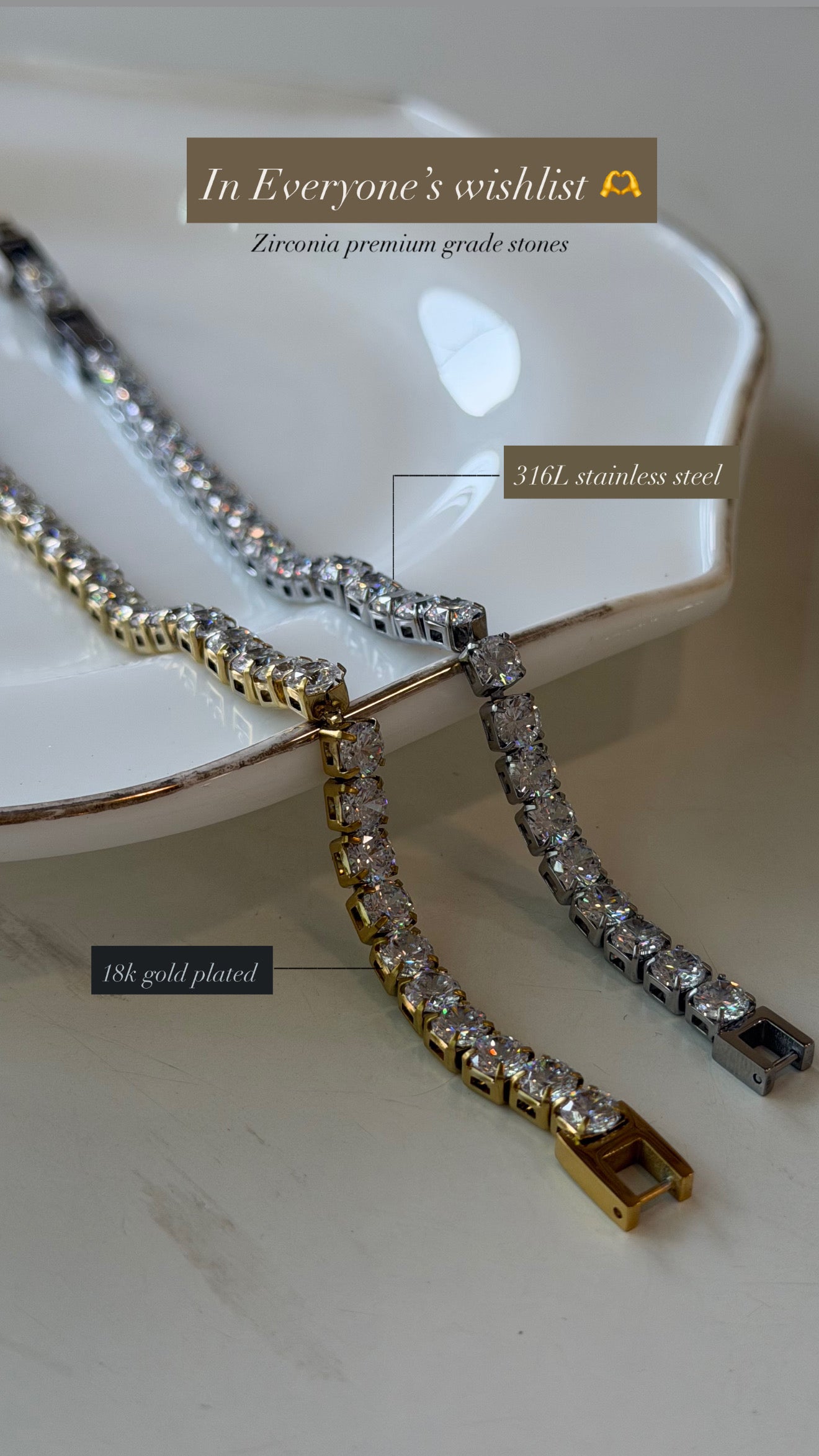 Luxe Tennis bracelet