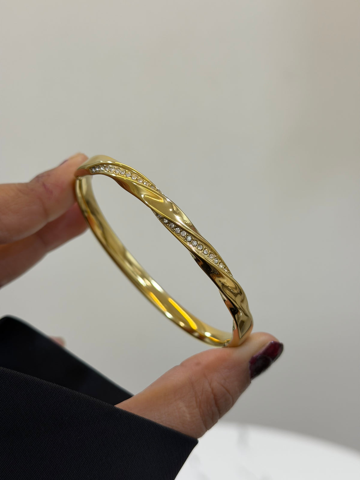 Ria twisted statement bracelet