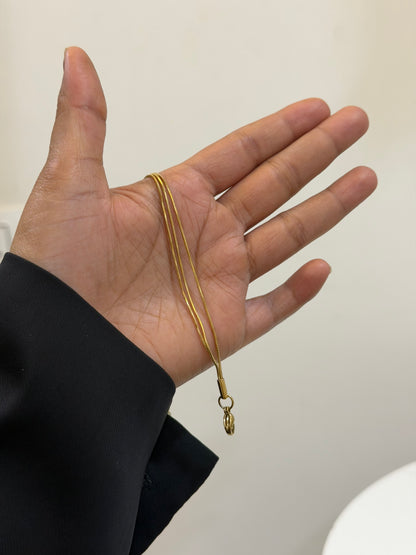 Noir layered chain bracelet