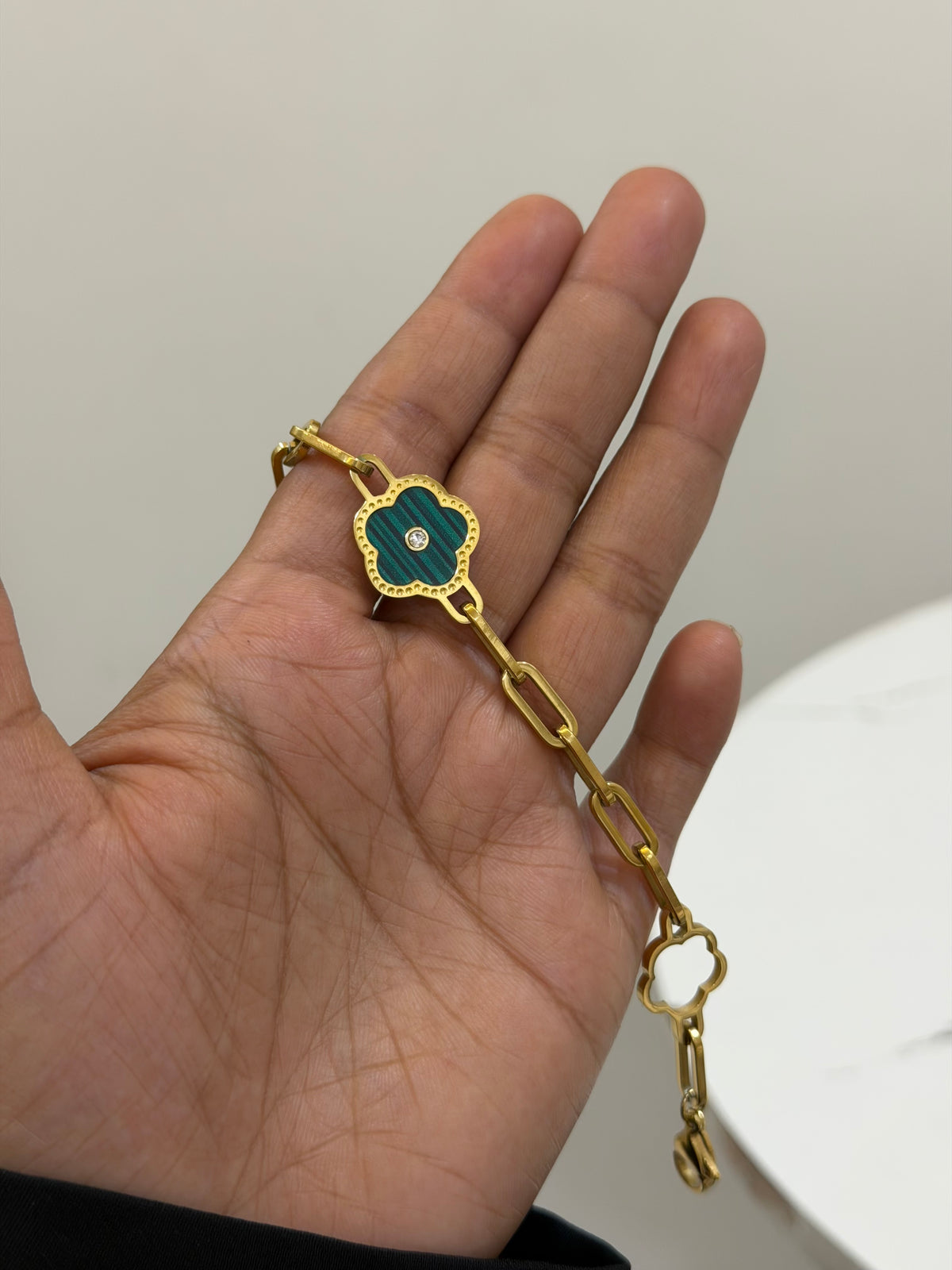 Rome floral chain bracelet