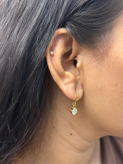 Scarlet drop earring