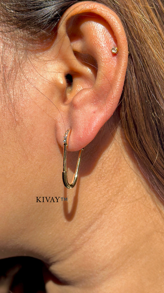 Safety Pin Earring