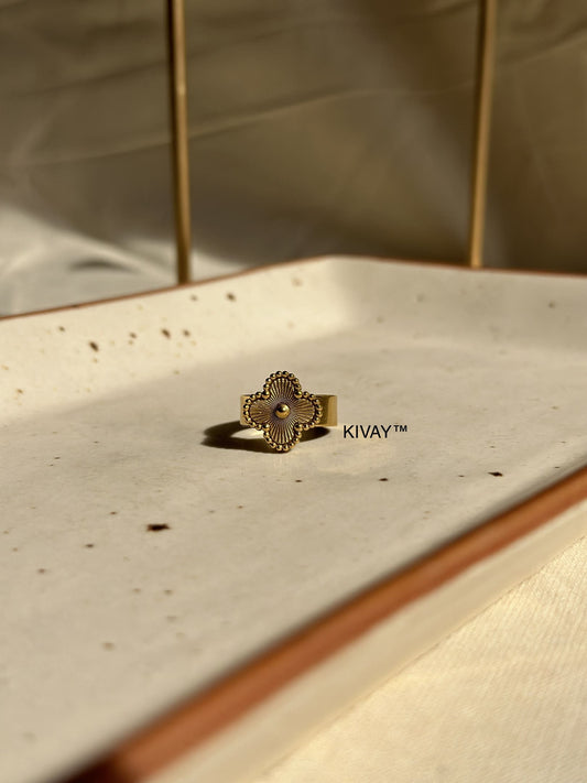 Gold Floral Ring