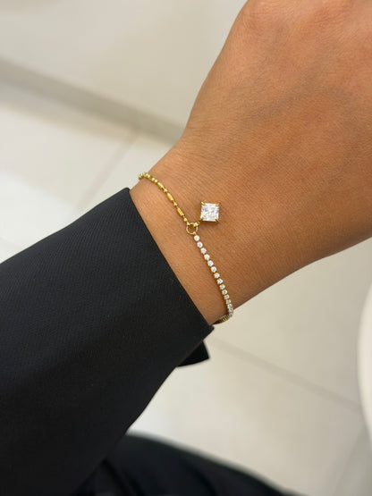 Luxe Noir statement bracelet