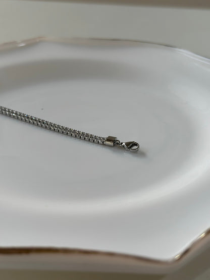 Luxe two layer tennis bracelet