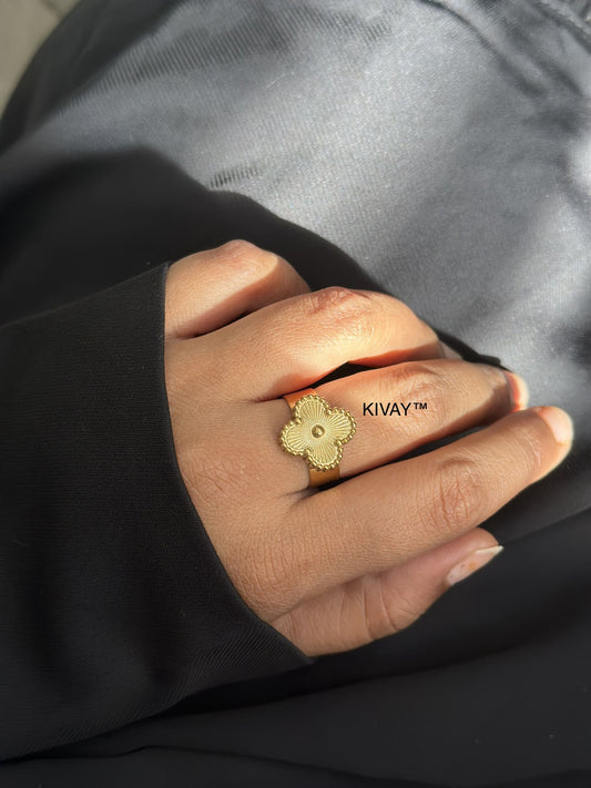 Gold Floral Ring