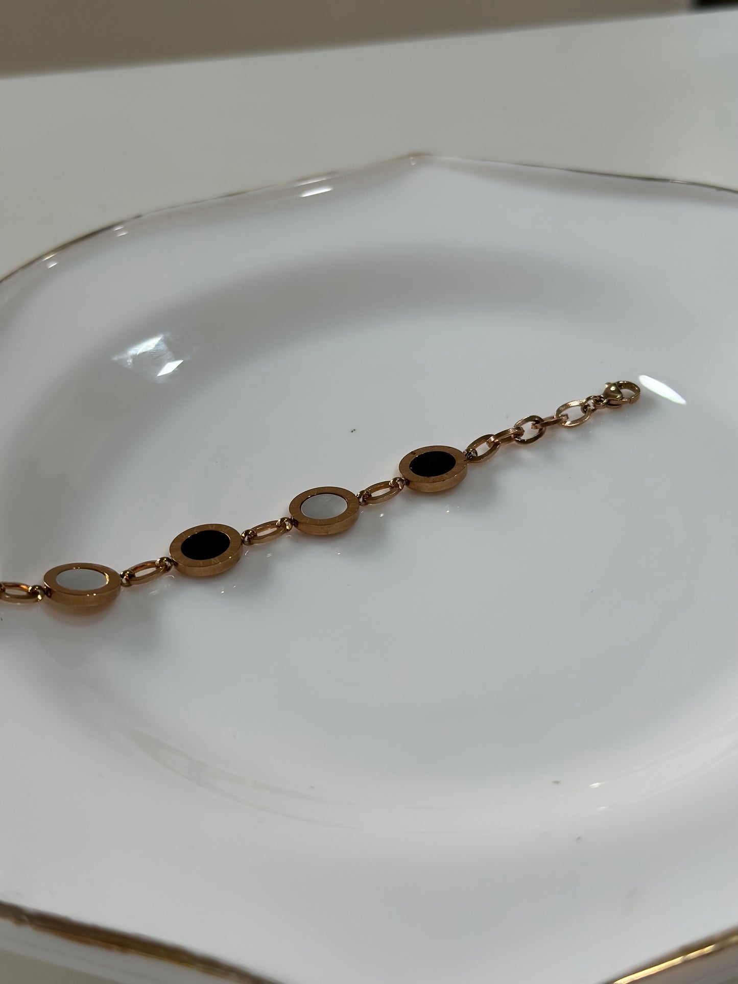 Roman statement bracelet