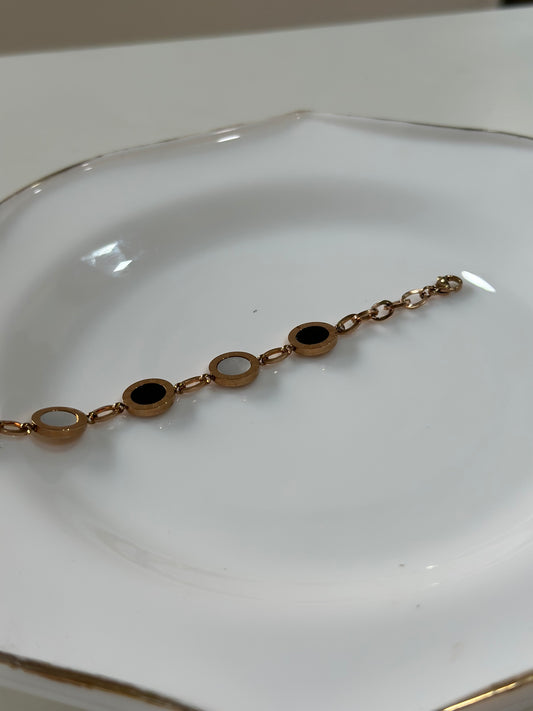 Roman statement bracelet