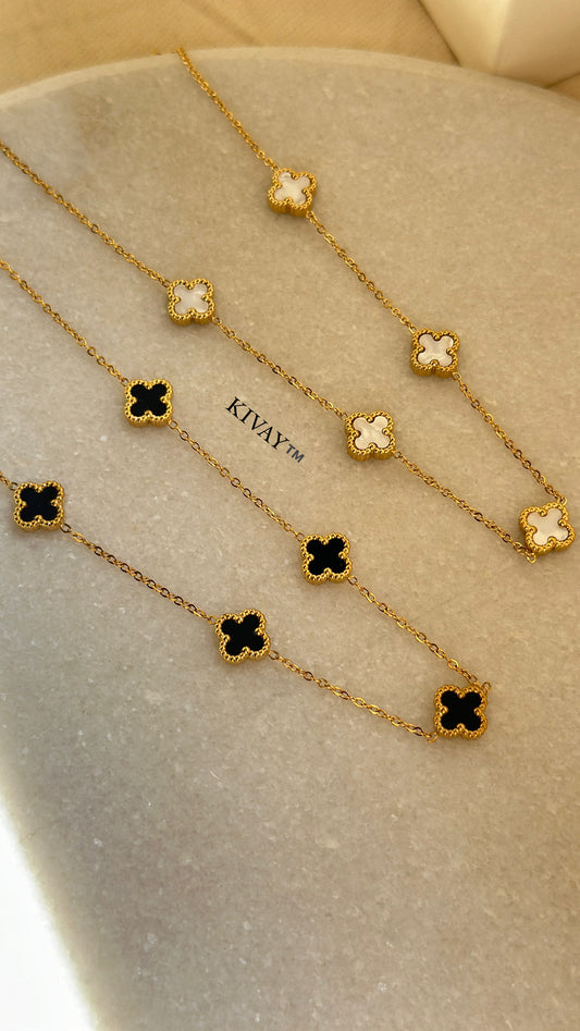Royal reversible Floral necklace