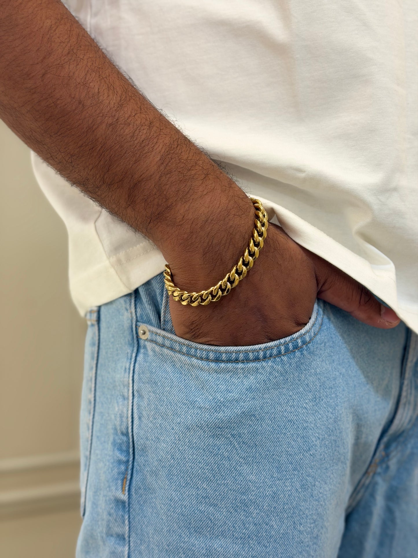 Cuban chain bracelet