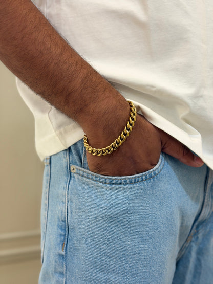 Cuban chain bracelet