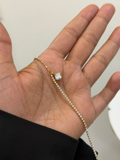 Luxe Noir statement bracelet
