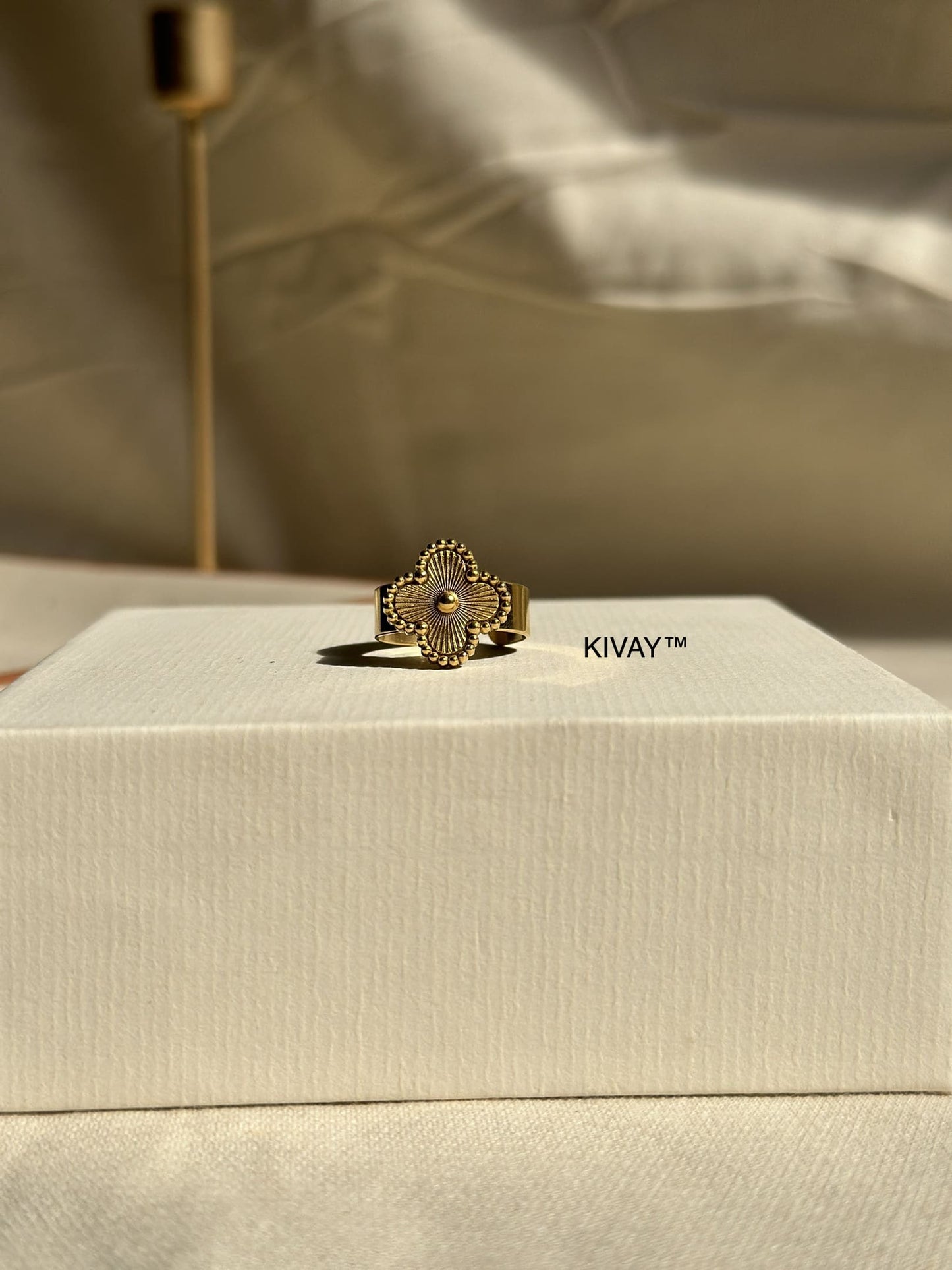 Gold Floral Ring